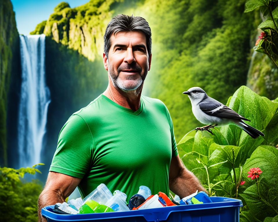 What tennis players can do to protect nature using Simon Cowell as an example