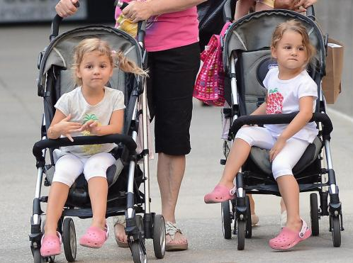 Federer twins Myla Rose Chalene Riva